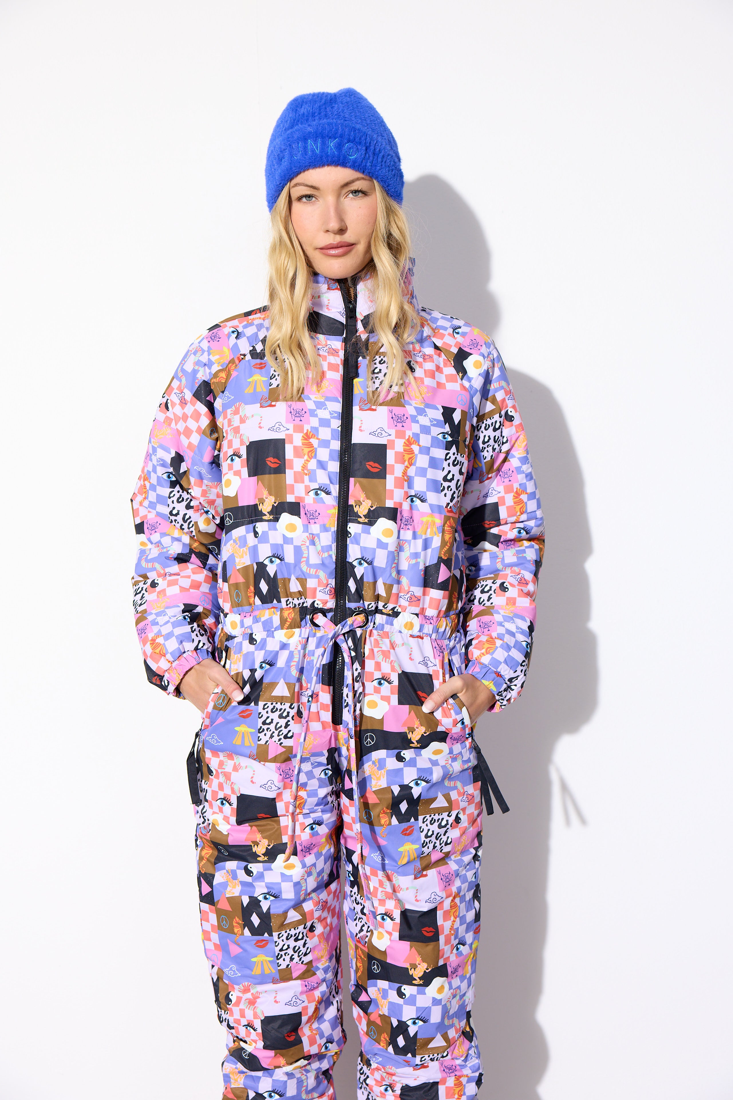 HUNKØN Roxanna Snowsuit Jumpsuits Multiverse Art Print