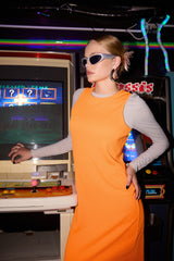 HUNKØN Roxy Dress Dresses Neon Orange