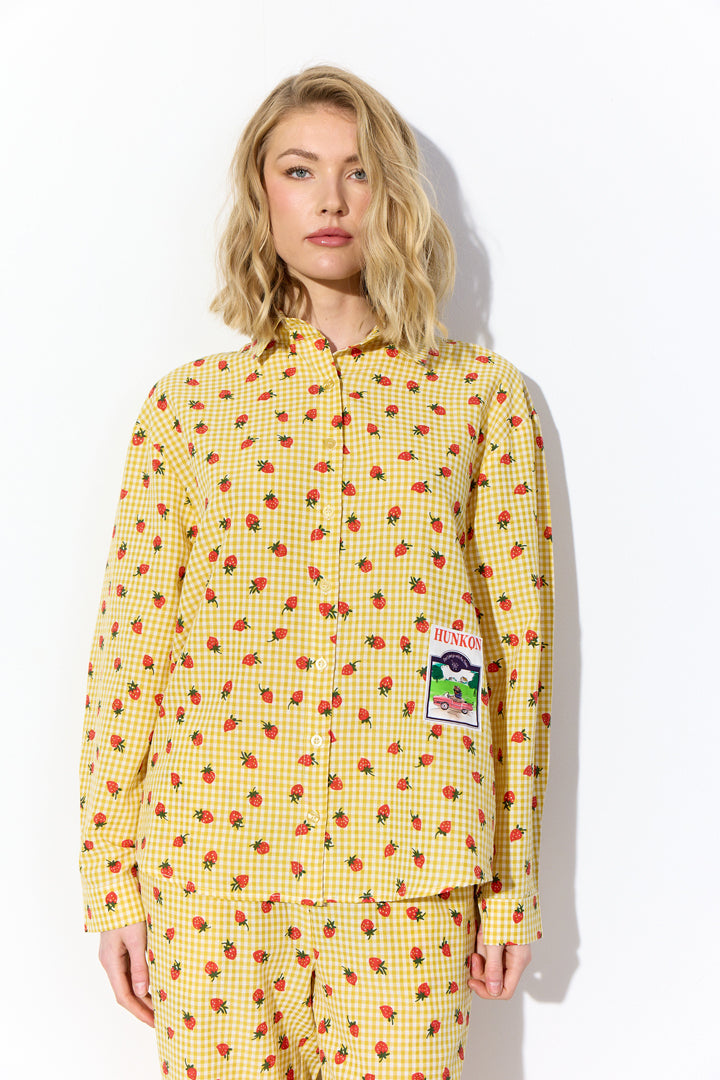 HUNKØN Ruth Shirt Shirts Yellow