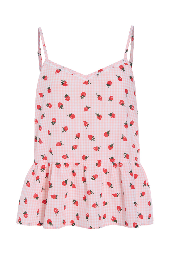 HUNKØN Ruth Top Tops Pink