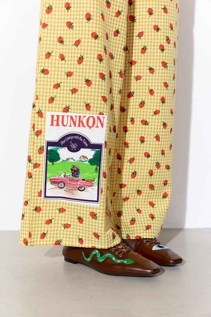 HUNKØN Ruth Trousers Trousers Yellow