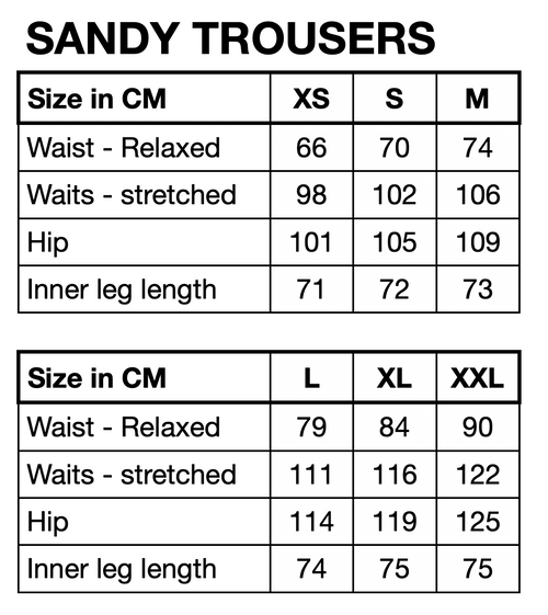 HUNKØN Sandy Trousers Trousers Ocean Life Art Print