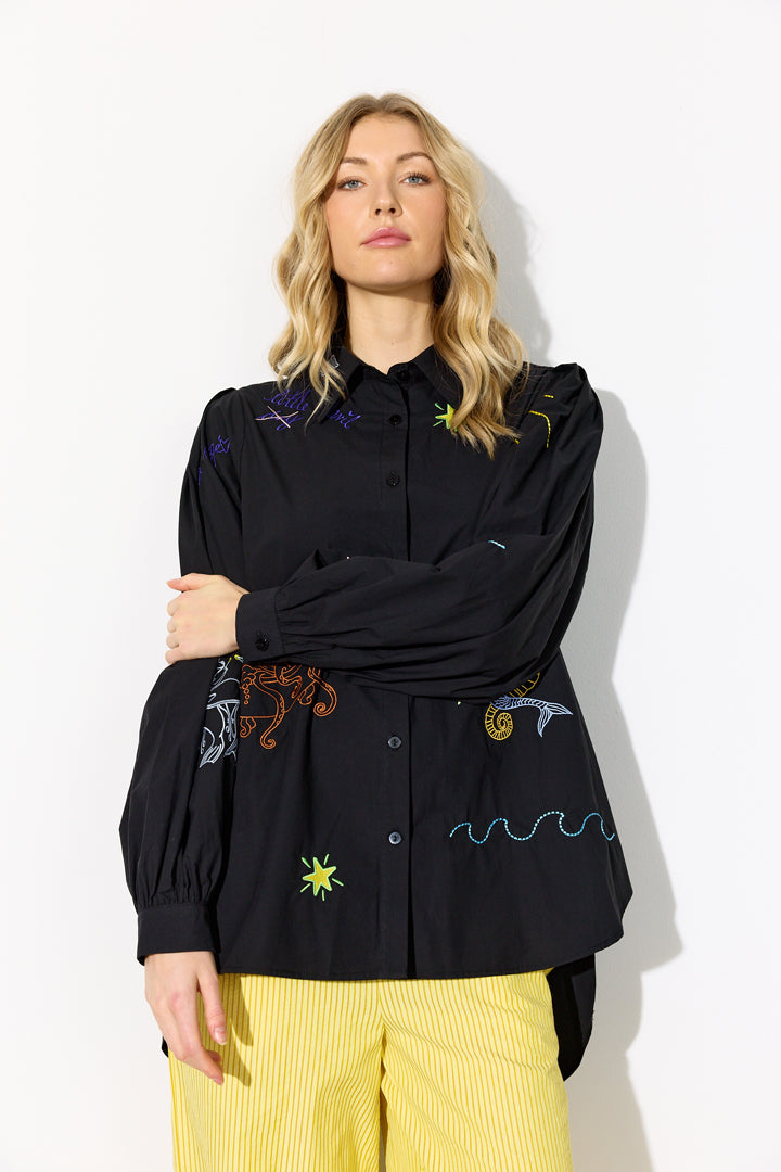 HUNKØN Sasha Shirt Shirts Black