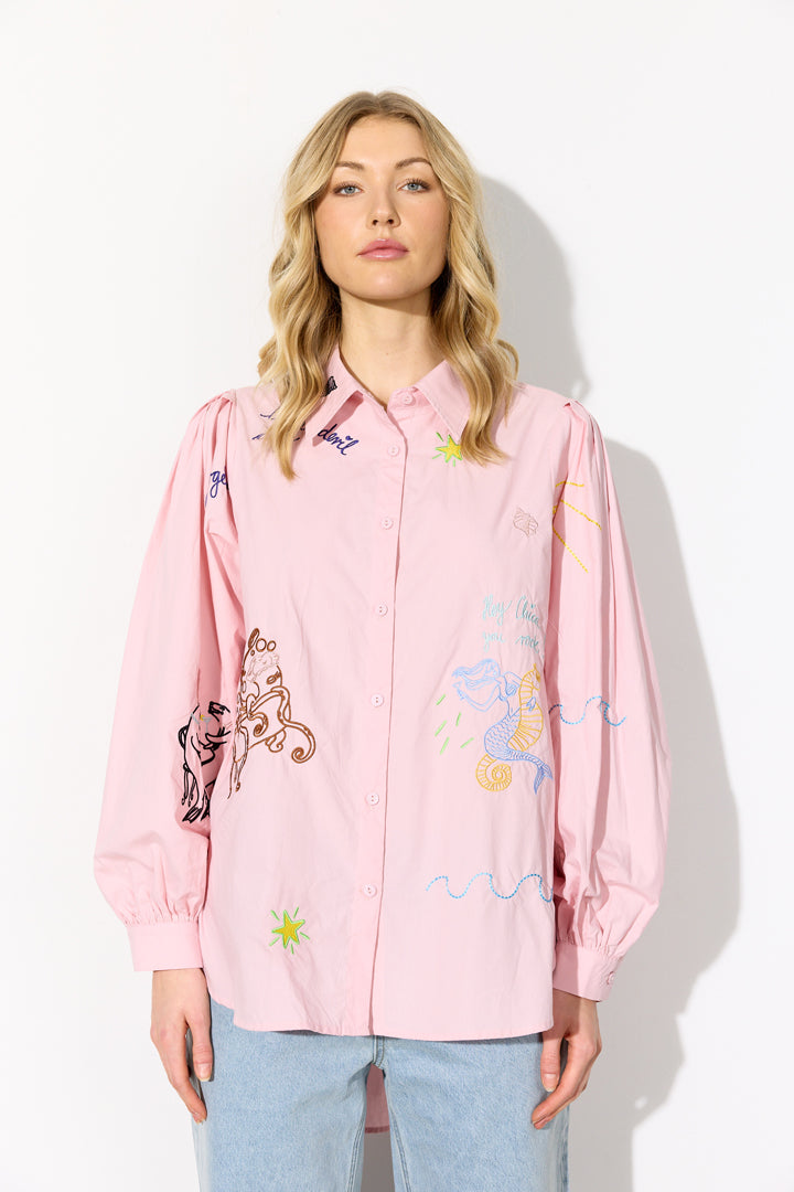 HUNKØN Sasha Shirt Shirts Rose