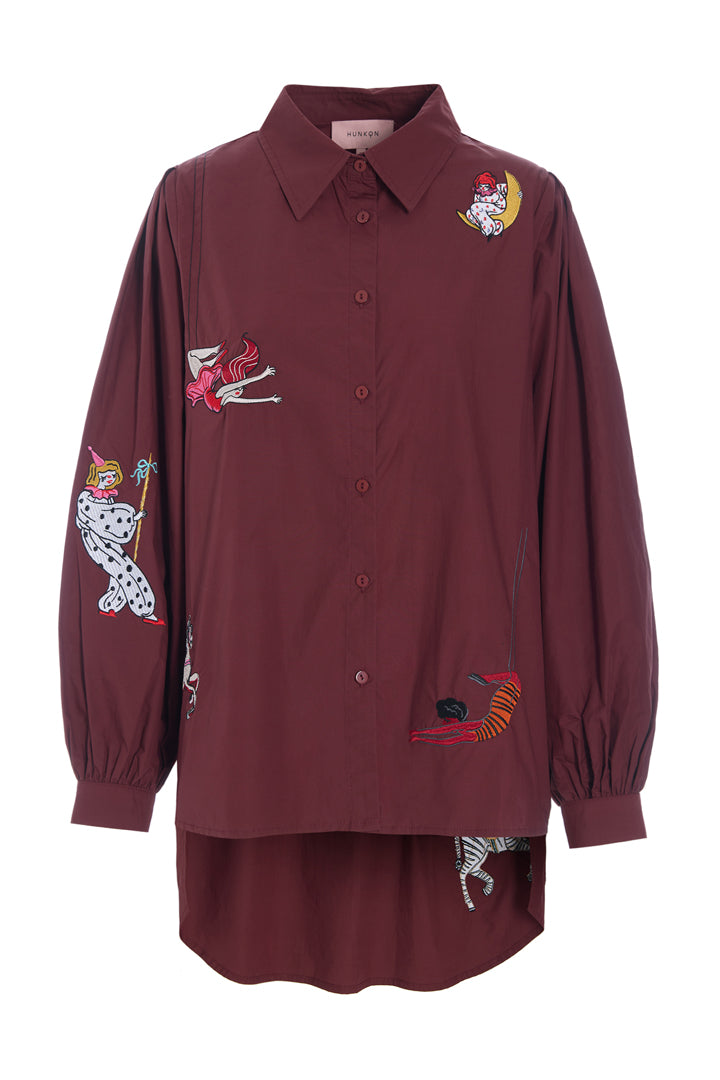 HUNKØN Sasha Shirt Shirts Oxblood