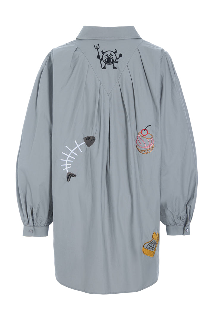 HUNKØN Sasha Shirt Shirts Grey