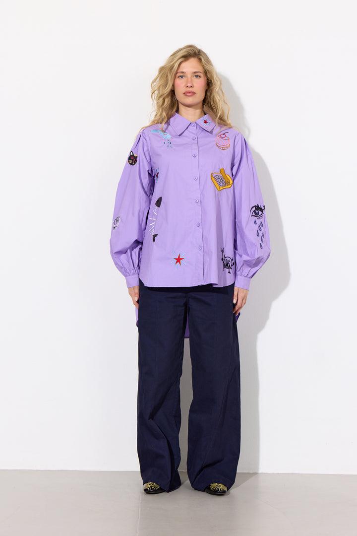 HUNKØN Sasha Shirt Shirts Lavender