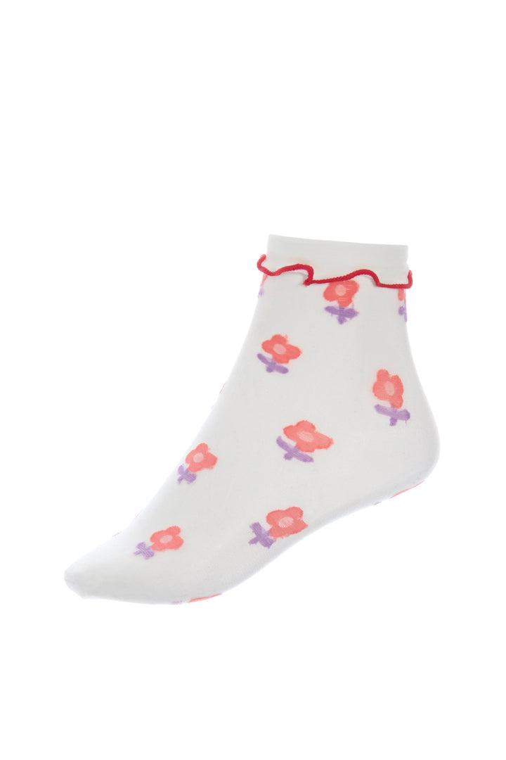 HUNKØN Senta Sheer Socks Accessories Poppies