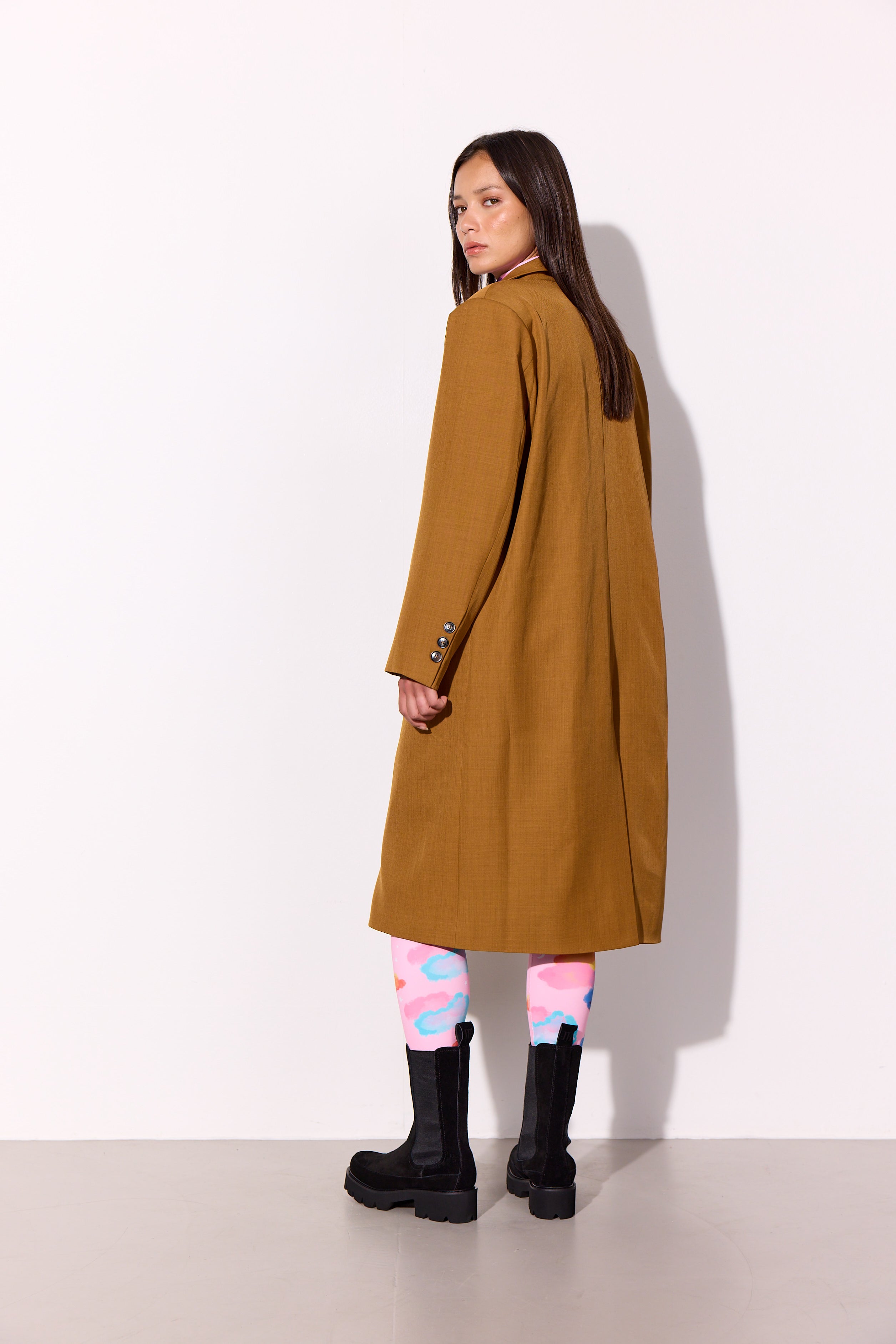 HUNKØN Sia Coat Coats Brown