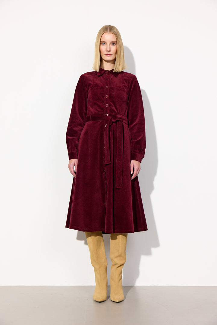 HUNKØN Silje Dress Dresses Bordeaux