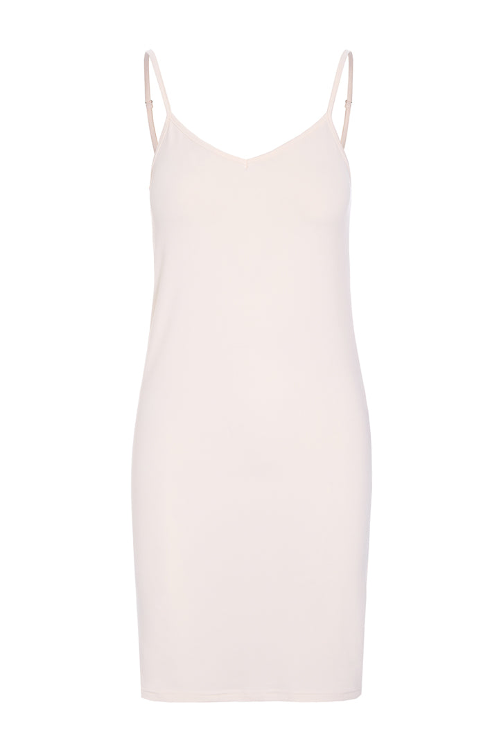 HUNKØN Simone Strap Dress Dresses Cream