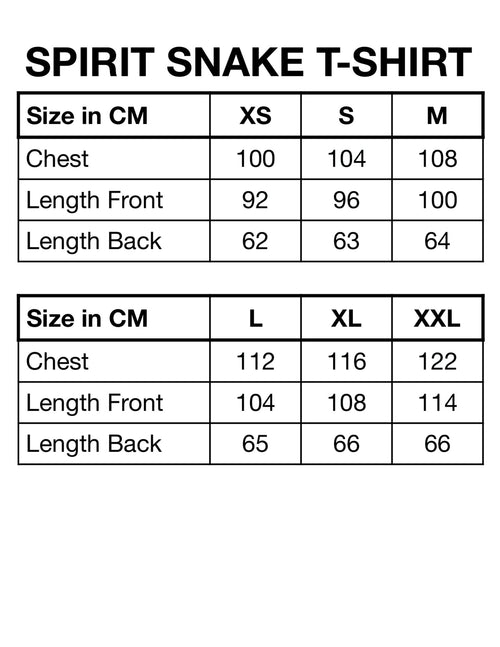 HUNKØN Spirit Snake T-shirt T-shirts Black