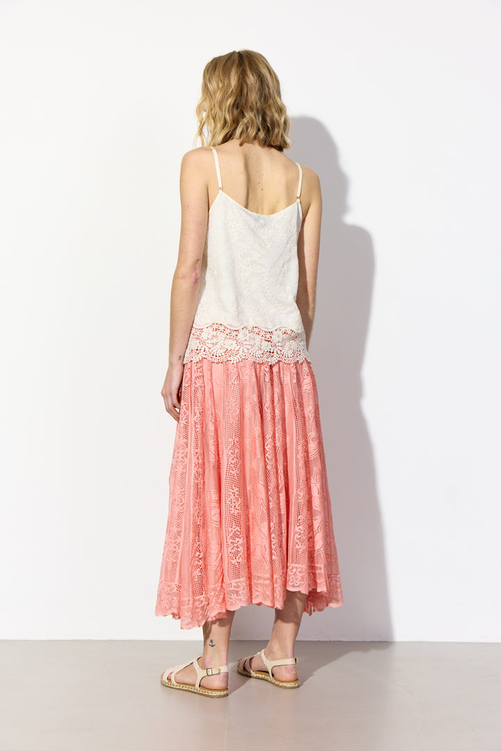 HUNKØN Stine Skirt Skirts Peach