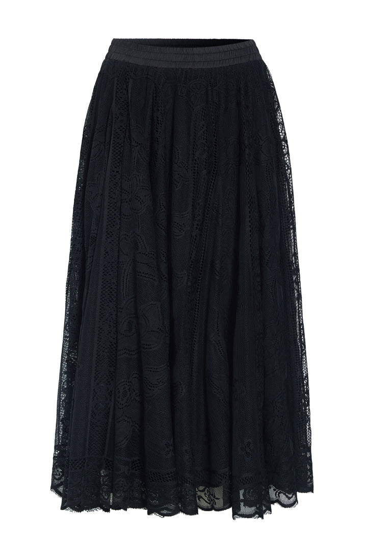 HUNKØN Stine Skirt Skirts Black