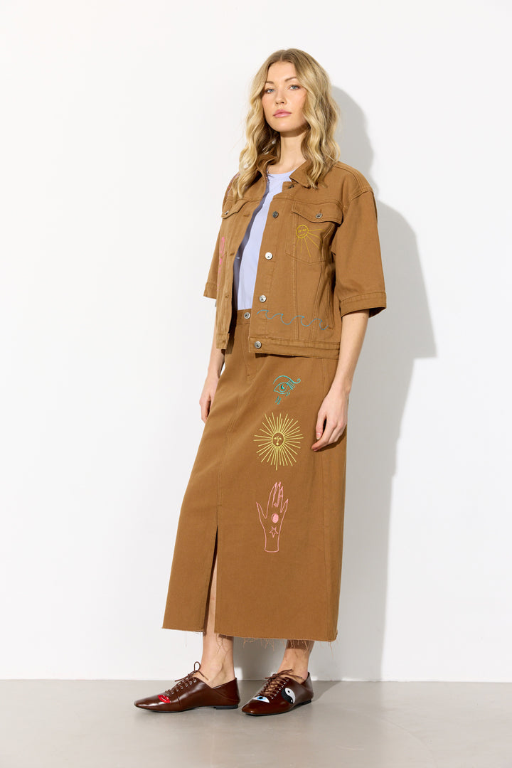 HUNKØN Suki Skirt Skirts Caramel