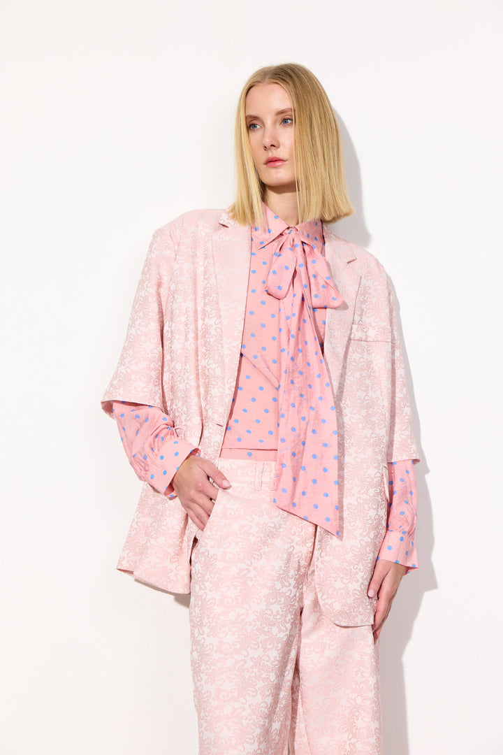 HUNKØN Thora Blazer Jackets Soft Pink