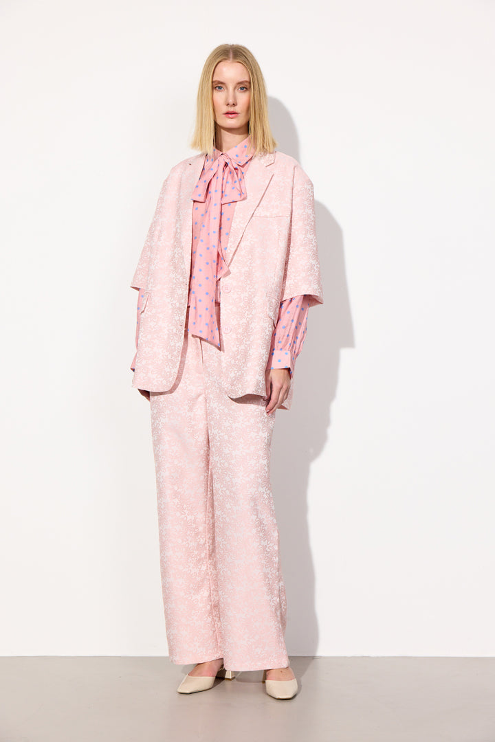 HUNKØN Thora Blazer Jackets Soft Pink