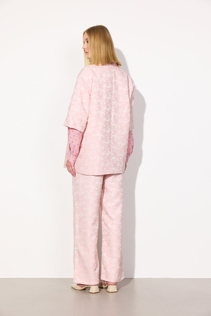 HUNKØN Thora Blazer Jackets Soft Pink
