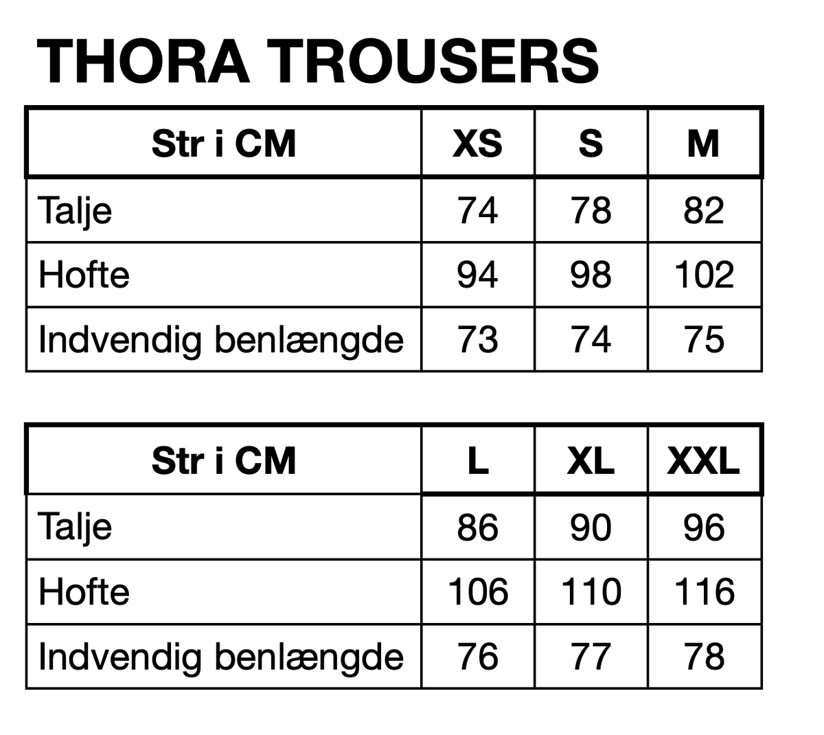 HUNKØN Thora Trousers Trousers Black
