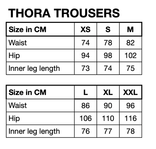 HUNKØN Thora Trousers Trousers Black