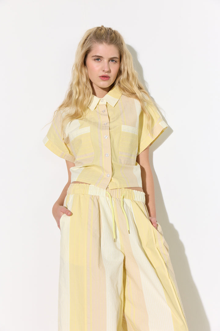HUNKØN Tilly Shirt Shirts Yellow