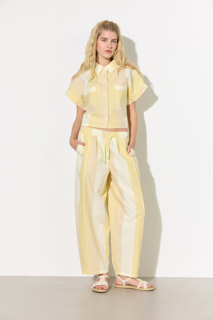 HUNKØN Tilly Trousers Trousers Yellow