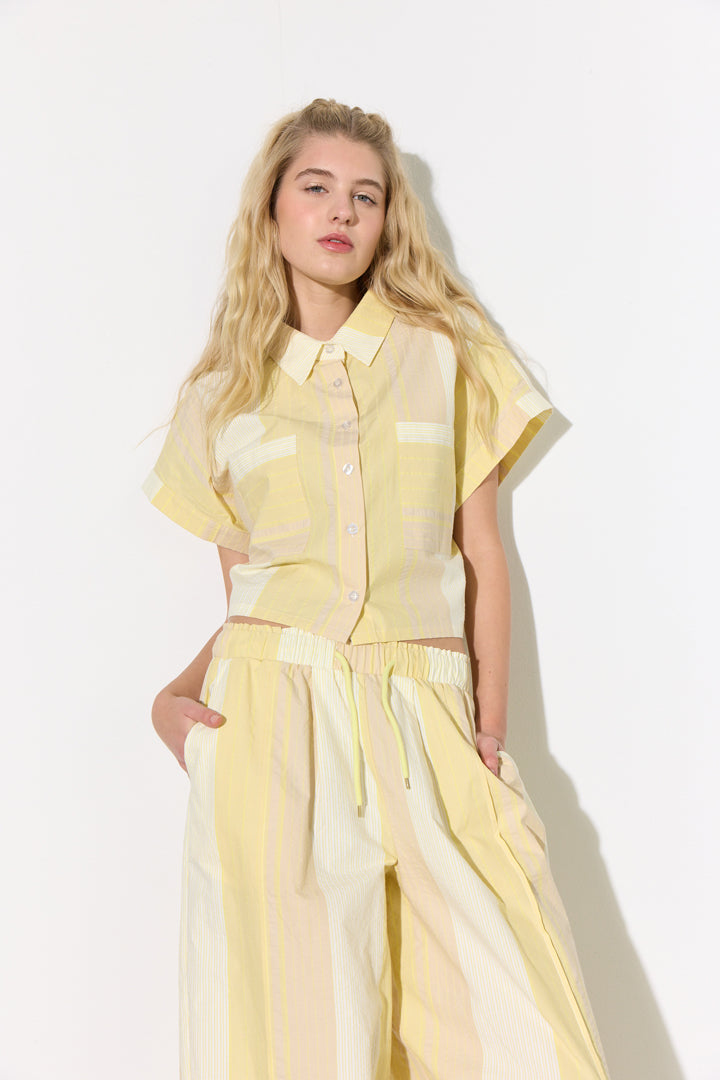 HUNKØN Tilly Trousers Trousers Yellow