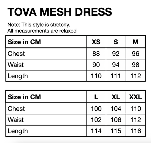 HUNKØN Tova Mesh Dress Dresses Zinfandel