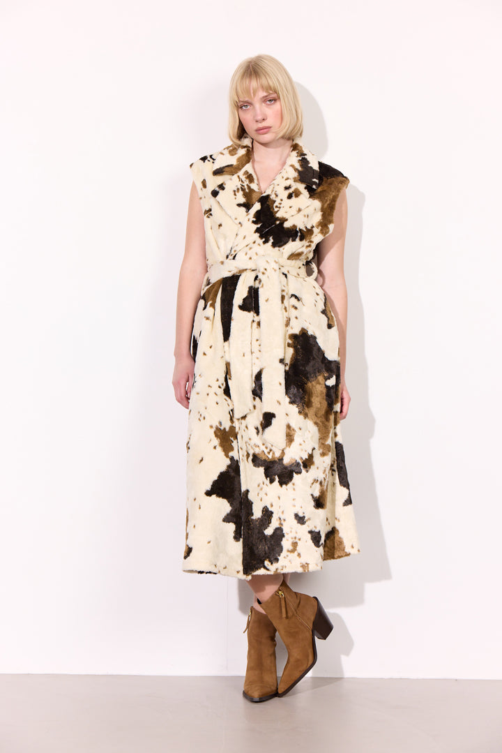 HUNKØN Valentina Vest Vests Cow