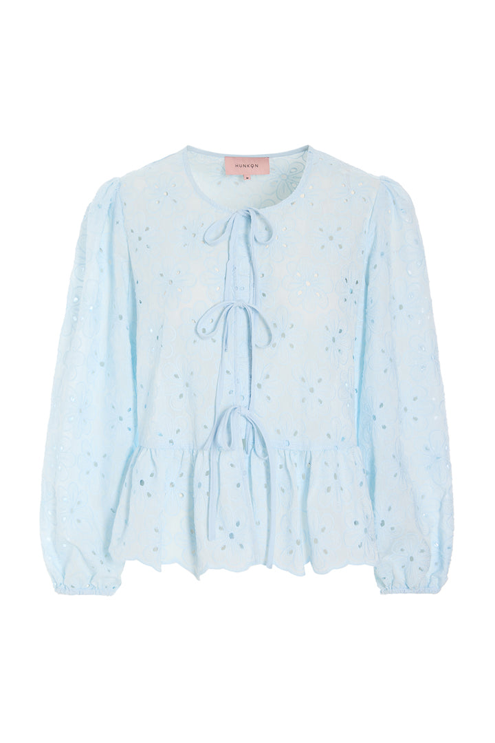 HUNKØN Vanya Shirt Shirts Light Blue