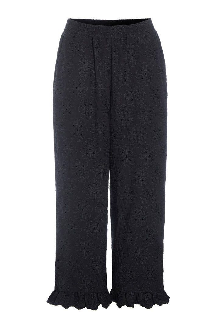 HUNKØN Vanya Trousers Trousers Black