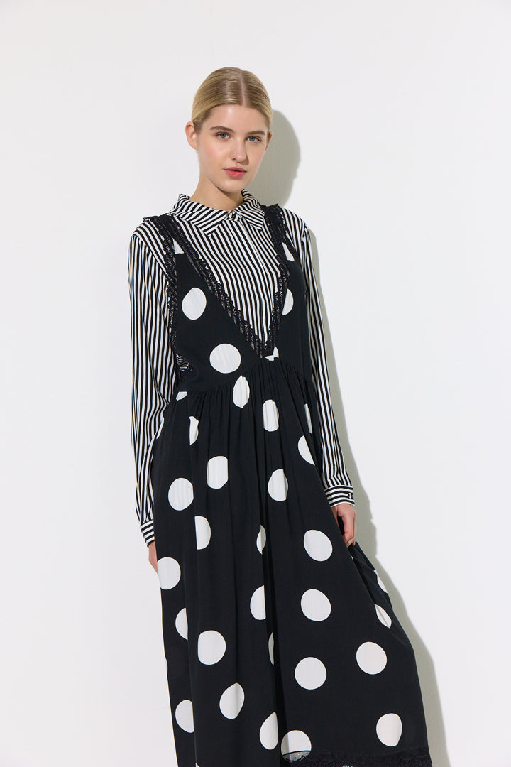 HUNKØN Vicky Dress Dresses Big Dots