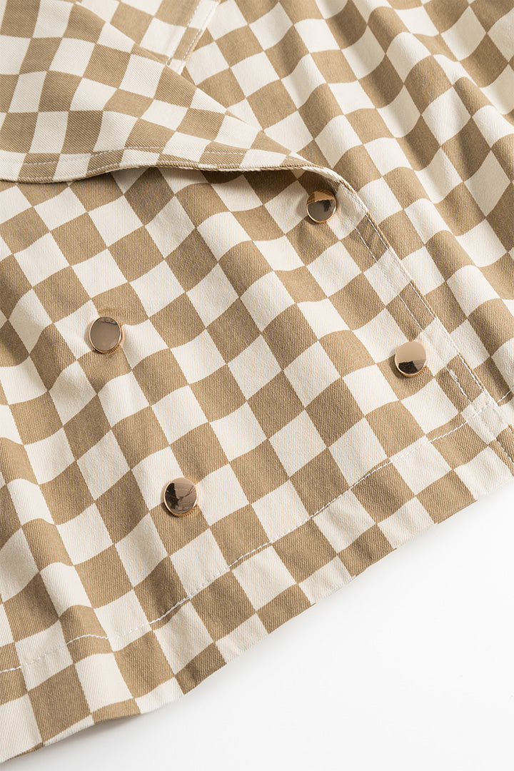 HUNKØN Viper Jacket Jackets Brown Checked