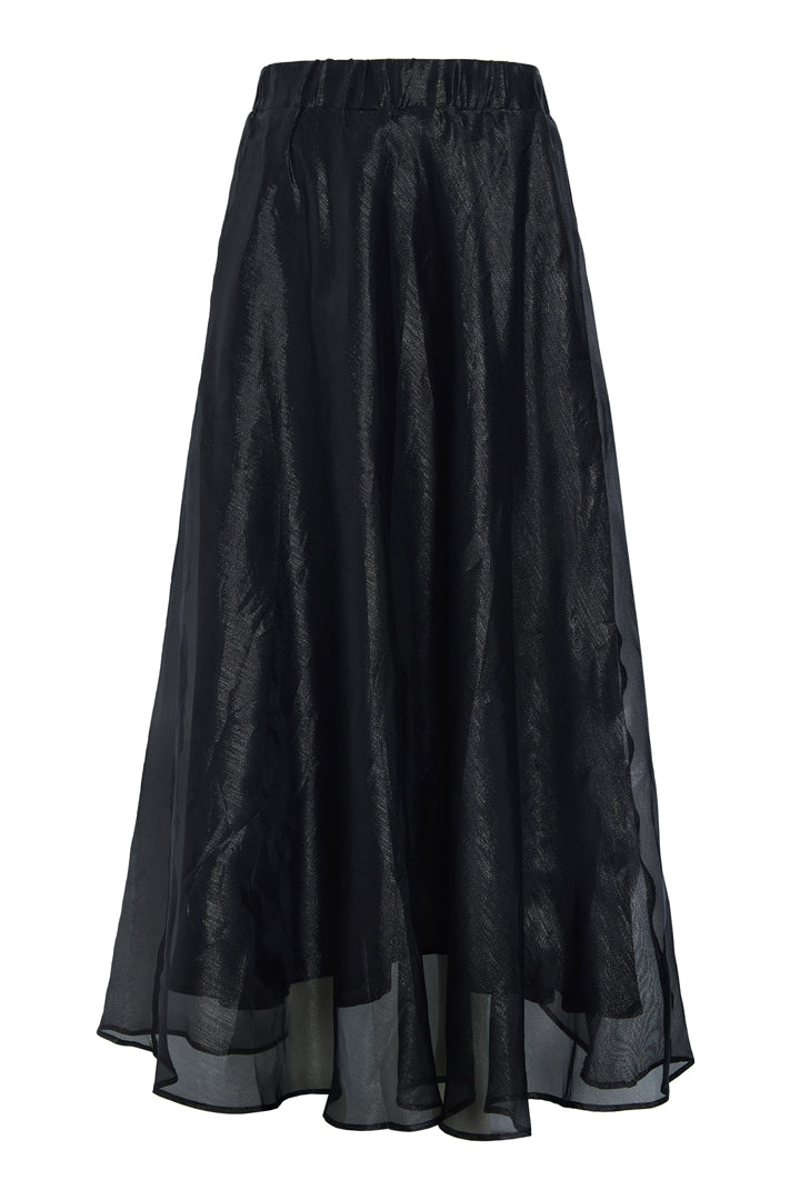 HUNKØN Zinnia Long Skirt Skirts Black