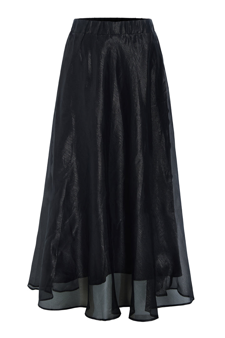 HUNKØN Zinnia Long Skirt Skirts Black