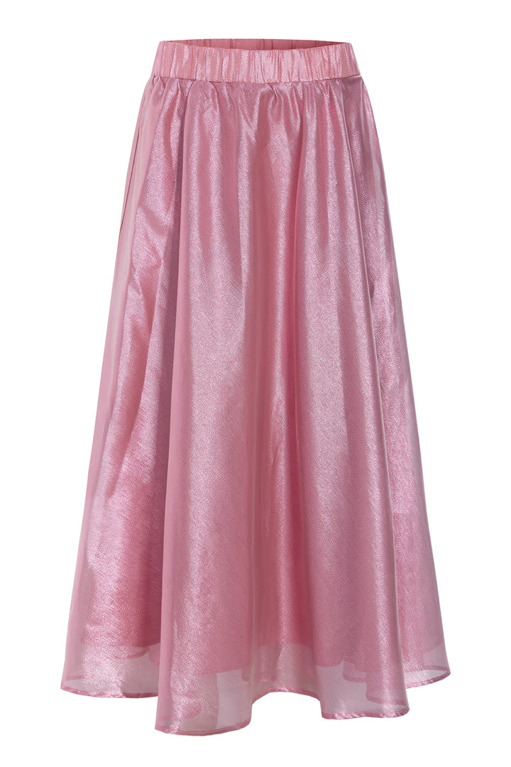 HUNKØN Zinnia Long Skirt Skirts Dusty Rose