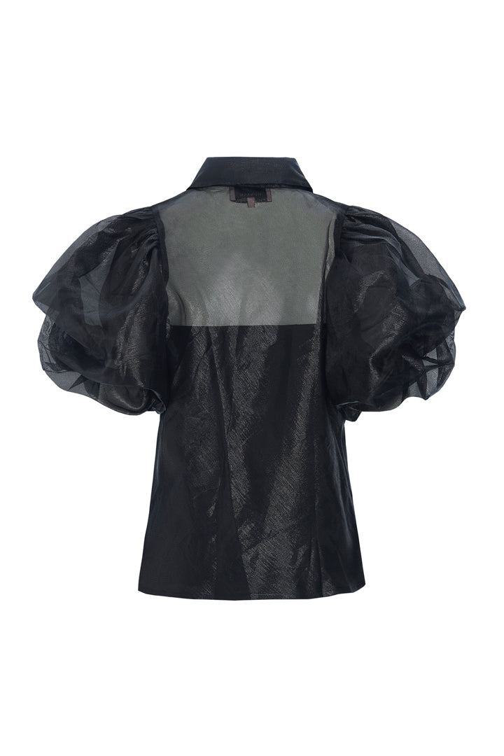 HUNKØN Zinnia Shirt Shirts Black