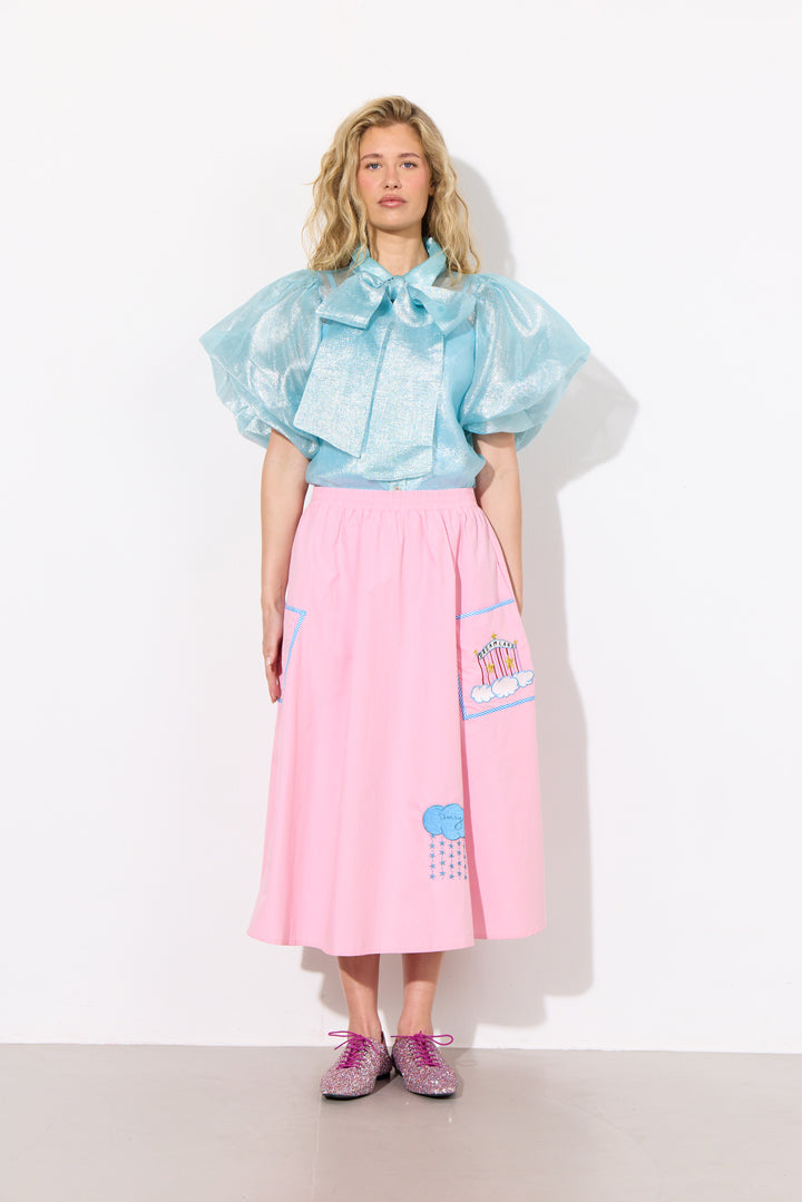 HUNKØN Zinnia Shirt Shirts Blue