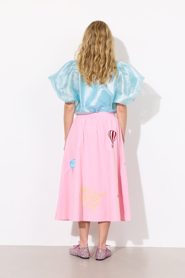 HUNKØN Zinnia Shirt Shirts Blue