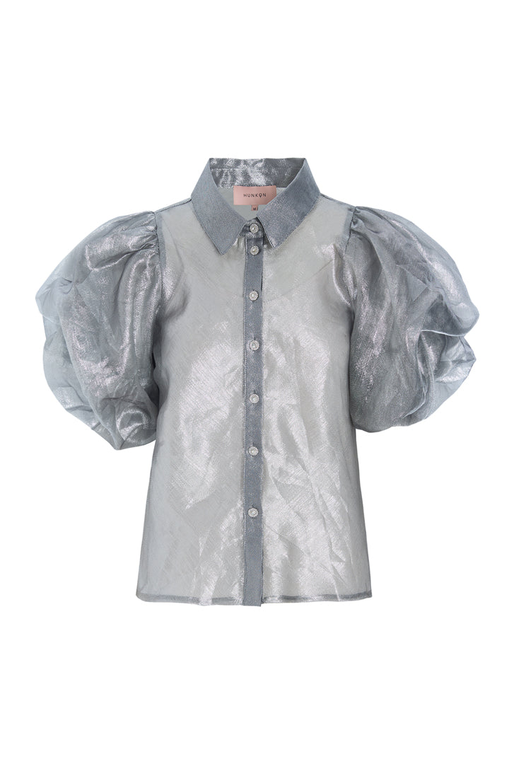 HUNKØN Zinnia Shirt Shirts Silver
