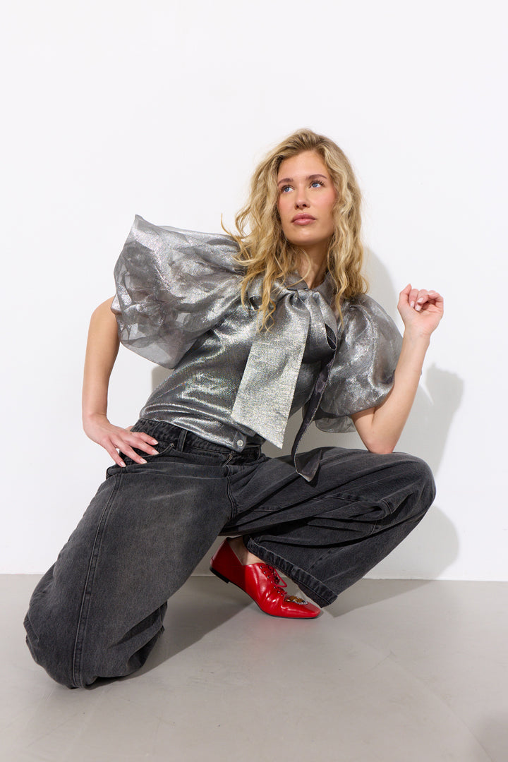 HUNKØN Zinnia Shirt Shirts Silver