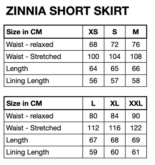 HUNKØN Zinnia Short Skirt Skirts Black