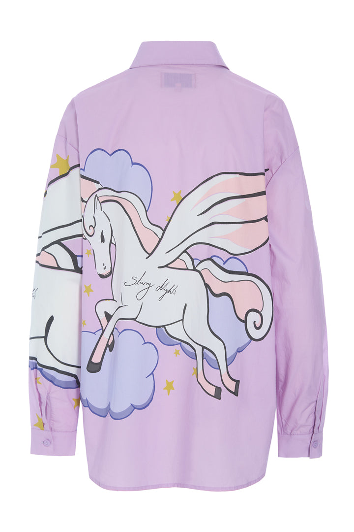 HUNKØN palma Shirt Shirts Lavender