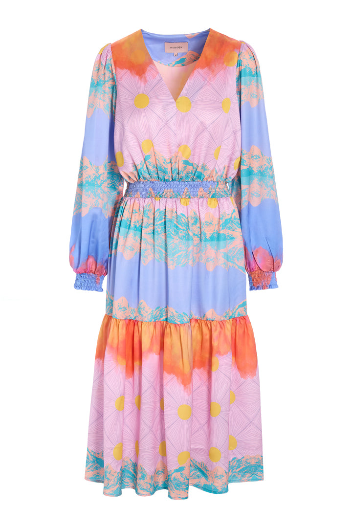 HUNKØN Abby Dress Dresses Horizon Art Print