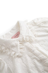 HUNKØN Agata Shirt Shirts White
