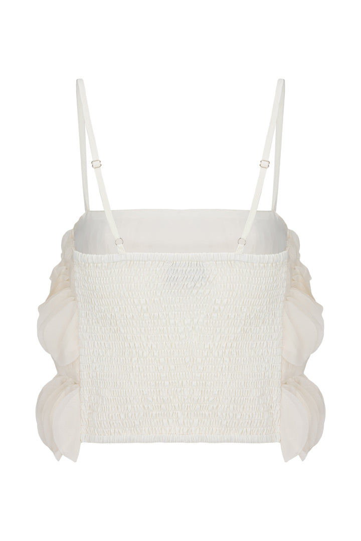 HUNKØN Aiko Top Tops Cream