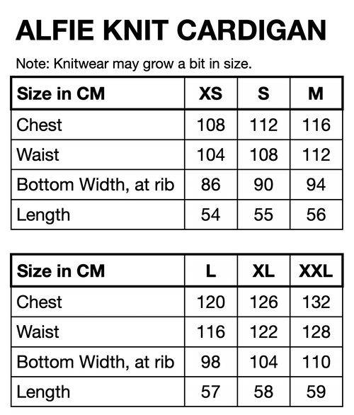 HUNKØN Alfie Knit Cardigan Cardigans Peach
