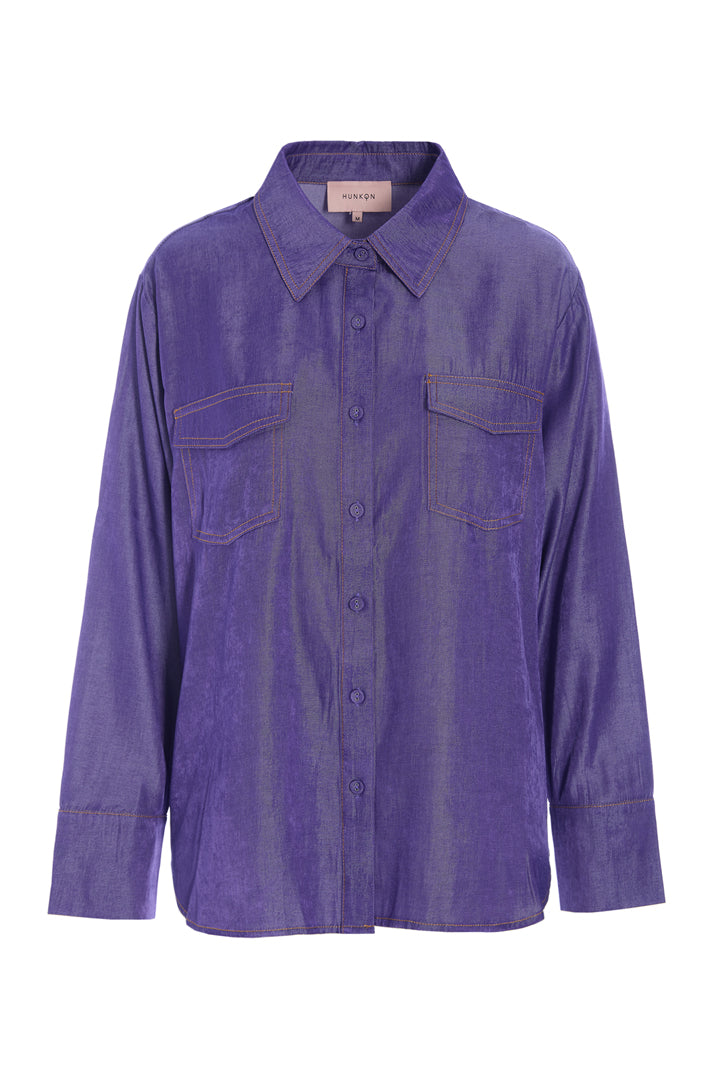 HUNKØN Andy Shirt Shirts Lavender