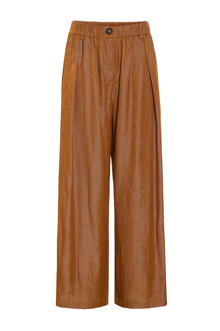 HUNKØN Andy Trousers Trousers Brown