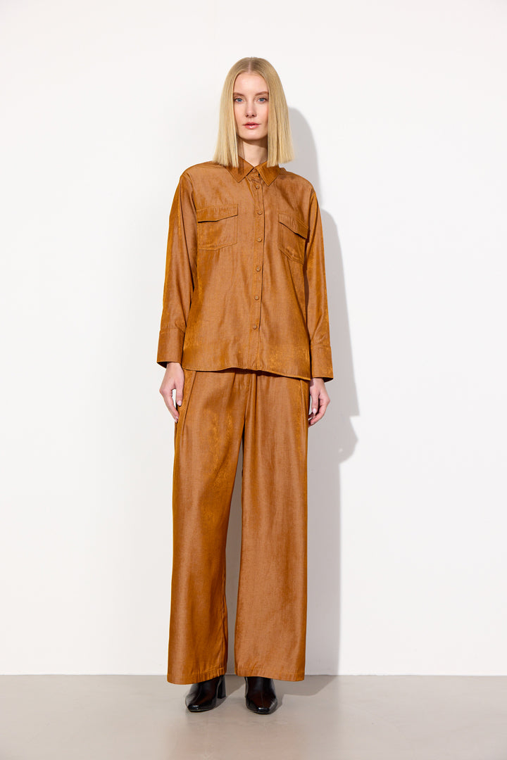 HUNKØN Andy Trousers Trousers Brown
